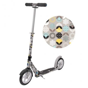 Micro Scooter White Floral Grey (SA0054)